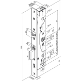 Elektro-Sicherheitsschloss EL 420, DM 35, Stulp 24 x 300 mm, Edelstahl