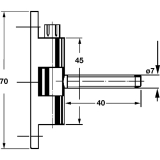 Fensterband 2006, Rolle 13 x 45 mm, Stahl verzinkt