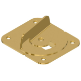 Fixierungsriegel, 57 x 50 mm, Stahl verzinkt