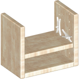 Fachbodenklemme, Bohr � 5 mm, Kunststoff natur, VPE 1000 ST