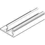 HAWA Multifold 30 F�hrungsschiene L�nge 2500 mm, Aluminium farblos eloxiert