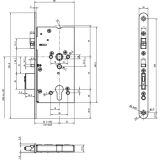 Mediator Schloss PZ 72, DM 65 mm, Stulp 20 x 235 mm (609-701PZ-----1)