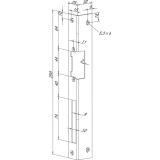 Winkelschlieblech IW eckig, rechts, 25x32x250x2 mm, Stahl verzinkt (--06640-05)