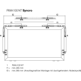GEZE RWA 100 NT mit E250/ Hub 150 mm, Aluminium wei RAL 9016