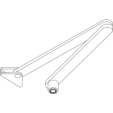 Normalgestnge o. Feststellung fr TS 2000/4000, silber