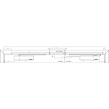 Gleitschiene R-ISM-BG VP, silber