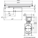 Gleitschiene BG ohne Feststellung fr TS 3000/5000 L, wei RAL 9016