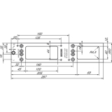 Montageplatte fr TS 4000/5000, RAL 9016