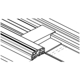 GU Thermostep/Timberstep Dichtplatte fr Mittelsto unten IV88-92
