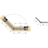 HETTICH RASTEX 15 Gelenkdbel, Bohr 7, Spannma 39/39