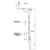 Flexibles Gestnge OL 90 N, 1000 mm, Aluminium wei RAL 9016