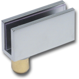 FZ 4-6 Glast�rscharnier,Glas 4-6, 20x40mm; Messing verchromt poliert