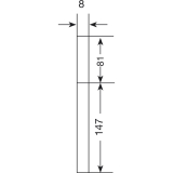 GRUNDMANN Wechselgarnitur WG 1700L PZ88 auf LS, Alu silber eloxiert