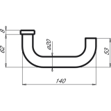 GRUNDMANN Dr�ckerlochteil GEOS - 1754 D8K, 8, mit Dr�ckerros., Edst.