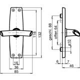 GRUNDMANN Fenstertrieb FAVORIT 1020 - Alu poliert