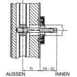 GRUNDMANN Wechselstift GEOS 248, 65, TI 23-30, VK abgesetzt 9 auf 8,5, verz.