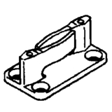 Bodenf�hrung HAWA Junior 40, 80, 120, Kunststoff