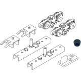 Beschlagset HELM 73 minimale Einbauh�he, ohne Laufschiene