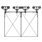 Tragwinkel HELM 395, Loch-� 5,4 mm, Stahl gelb passiviert