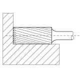 LUKAS HSS-Fr�sstift Form A Zylinder Kopf � 10 mm L�nge 13 mm Zahnung 3
