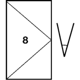 Zusatzscharnier HAUTAU Kipp oben, Dreh, Flgelart 1,2,3 o. 8, Aluminium schwarz