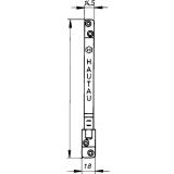 Spindelgetriebe HAUTAU 200 A, Stahl verzinkt