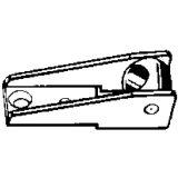 Stangenfhrung HAUTAU FL 190 Nr.1 f. Gelenkbertragung,Stahl verzinkt (OL 35922)