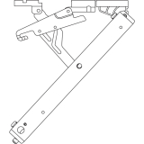 ffnerscheren FL190 mit Flgelbock 25 mm, Aluminium silber eloxiert