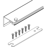 HAWA Connector Verbindungsprofil 55 mm, Lnge 650 mm, Aluminium eloxiert