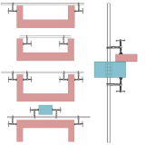 BESSEY Hochleistungszwingen-Set SLV Spannweite 1500 mm Ausladung 120 mm