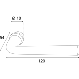 HRTNAGL Drckerpaar Sll, Ansatz 18 mm, verzinkt schwarz passiviert
