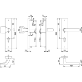 HOPPE SH-Wechselgt. DALLAS - auf LS PZ92, TS67-72, mK. Ed.