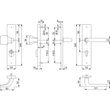 HOPPE SH-Wechselgt. DALLAS - auf LS PZ92, TS67-72, mK. Ed.