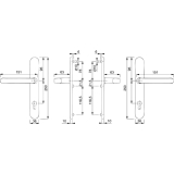 HOPPE Dr�ckergt. LUXEMBOURG - auf LS PZ88, TS67 - 72, 8, 5, silber eloxiert