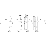 HOPPE SH-Dr�ckergt. PARIS - auf Schmalsch.,PZ92, TS67 - 72, oK., Edst, matt