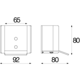 Beschlagset f�r freitragende Tore K2160 max. Torbreite 5 m, Stahl verzinkt