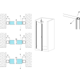 Dichtprofil streifend, fr 8 - 12 mm Glas, 2500 mm, transparent (69230)
