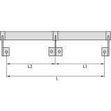 KWS Endsttze WS - gerade Rundrohr, 35mm, Edst.
