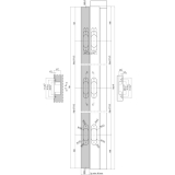 Trband K6700, universal, Zamak verchromt matt