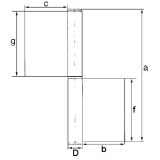 Konstruktionsband 2 tlg. 140 x 50 x 4 mm, Stahl blank