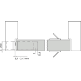 Trband K2000 TWIST Zamak vernickelt matt