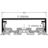 Kunststoffhalter H2000, 7 Stk. pro Meter
