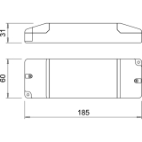 LED-Netzgert NG40, 12 V/DC, 10-fach Verteiler, Leistung 60 W