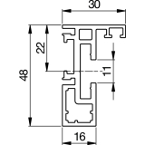 Zargenprofil 41AL-Basis-D