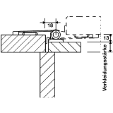 Ladenlangband Rustico gerade, 340 mm, (14052)