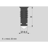 MACO-TRONIC Magnet einschraubbar in Zink Gehuse, silber (465323)