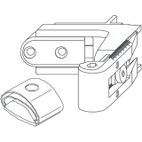Ladeninnenffner-Band Rustico, Gr. 1, (56921)