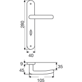 MARCHESI SH-Wechselgt. ELEGANT/22 - auf LS PZ88, TS-80, oK. Mess. poliert