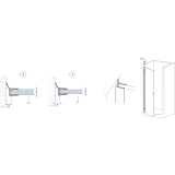 Dichtprofil seitlich mit Lippe fr 6 - 8 mm, Lnge 2500 mm, transparent