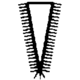 BLU-DAN Messerfeile schlicht 250 mm